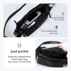 TÚI MESSENGER URBAN-TECH TỐI GIẢN, HIỆN ĐẠI & GỌN NHẸ, IPAD 7.9 INCH MARK RYDEN URBANITE X